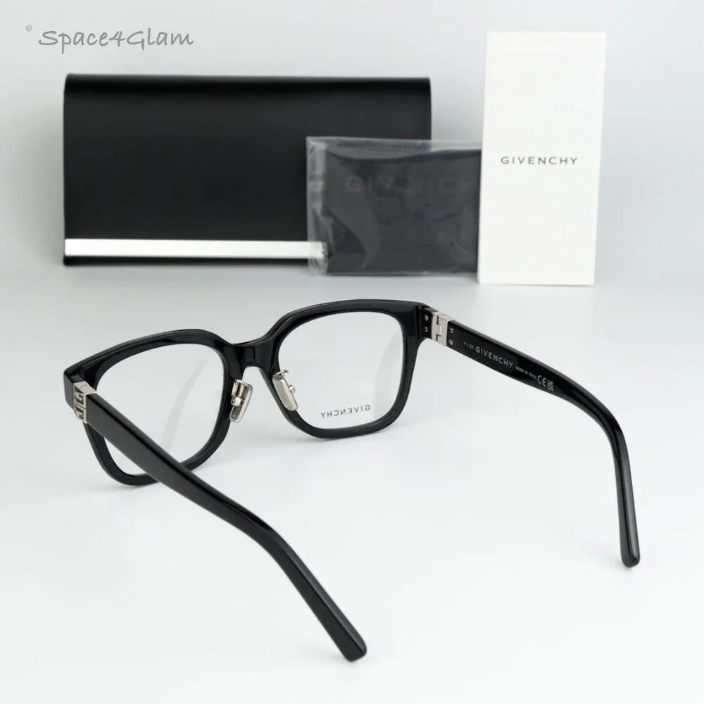 BRAND NEW Givenchy GV50040F 001 Black Demo Women Square Eyeglasses